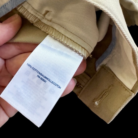 Lands End Mens Traditional Fit‎ No Iron Chino Pants Khaki 34 #680 - Picture 8 of 11